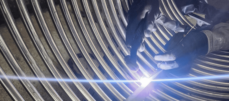 Fabricação de serpentina para sistemas térmicos - Arte Curvas