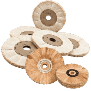 Rodas de sisal variadas para polimento